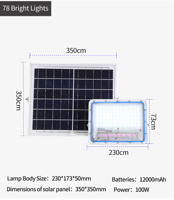 300w Led Solar Flood Light Outdoor Solar Powered Mosquito Lamp For Garage Yard Porch