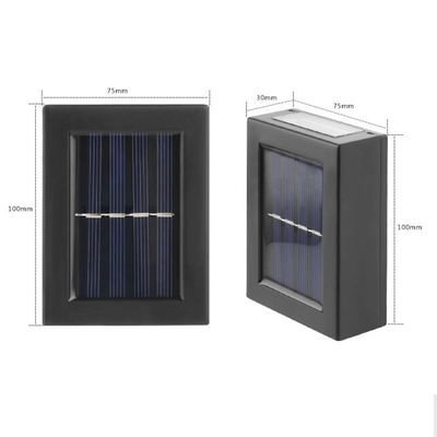 5W Outdoor Solar LED Wall Lights With Auto Sensor Built In Batteries 10x7.5x3cm