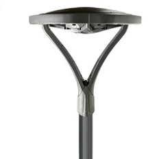 आँगन एलईडी आउटडोर गार्डन पोल लाइट IP65 600x600x520MM 5.8KG 140-76MM 30W